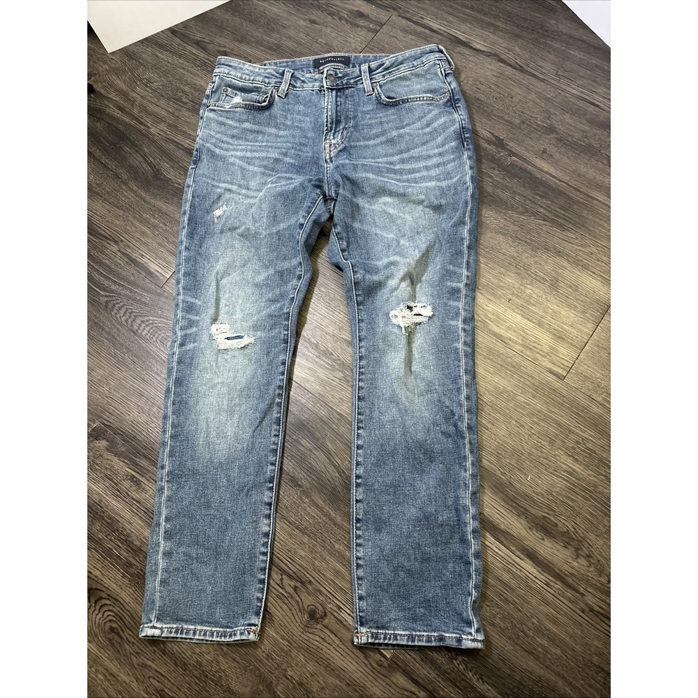 Aeropostale Skinny Jeans Men's 33x30 Distressed Stretch Denim